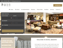 Tablet Screenshot of hotelargentomalta.com